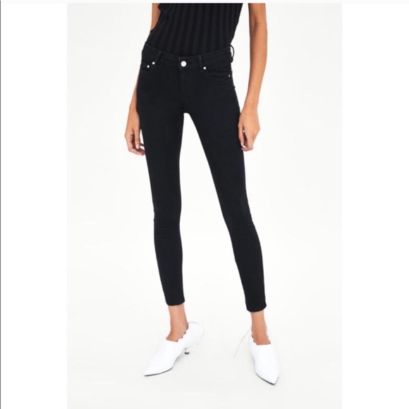 z1975 zara basic dept denim black